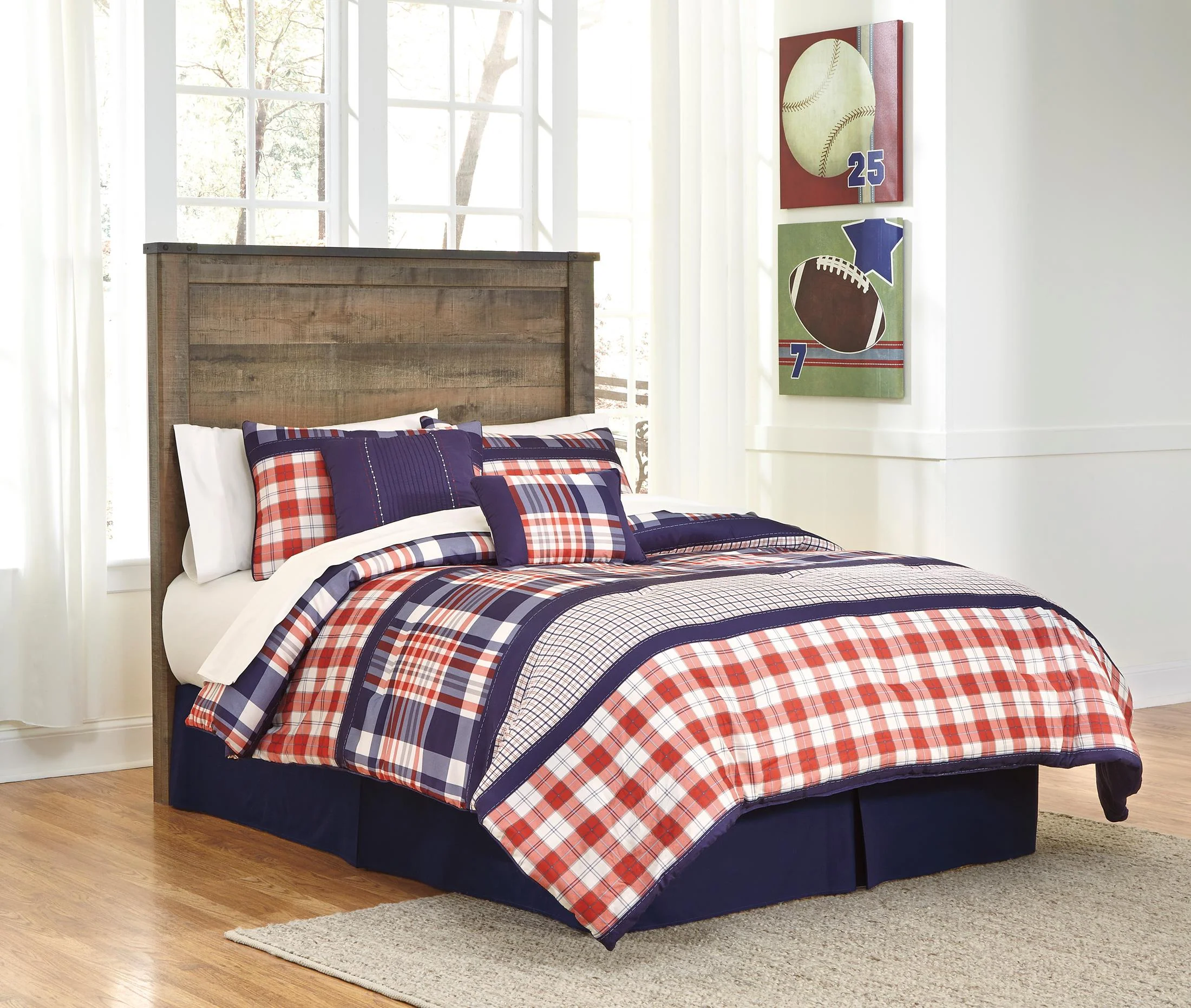 Trinell Panel Headboard - Image 2