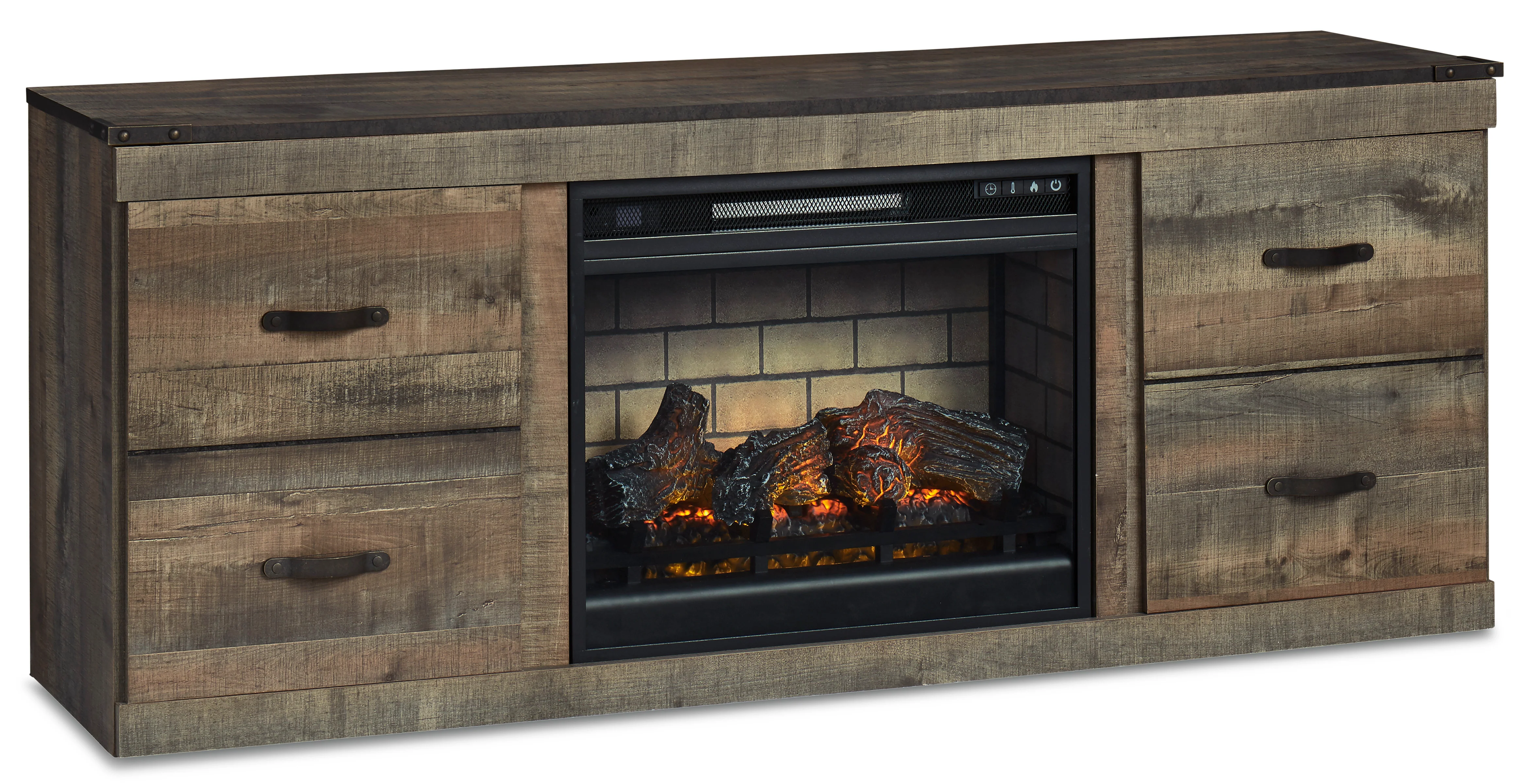 Trinell TV Stand with Electric Fireplace - Image 3