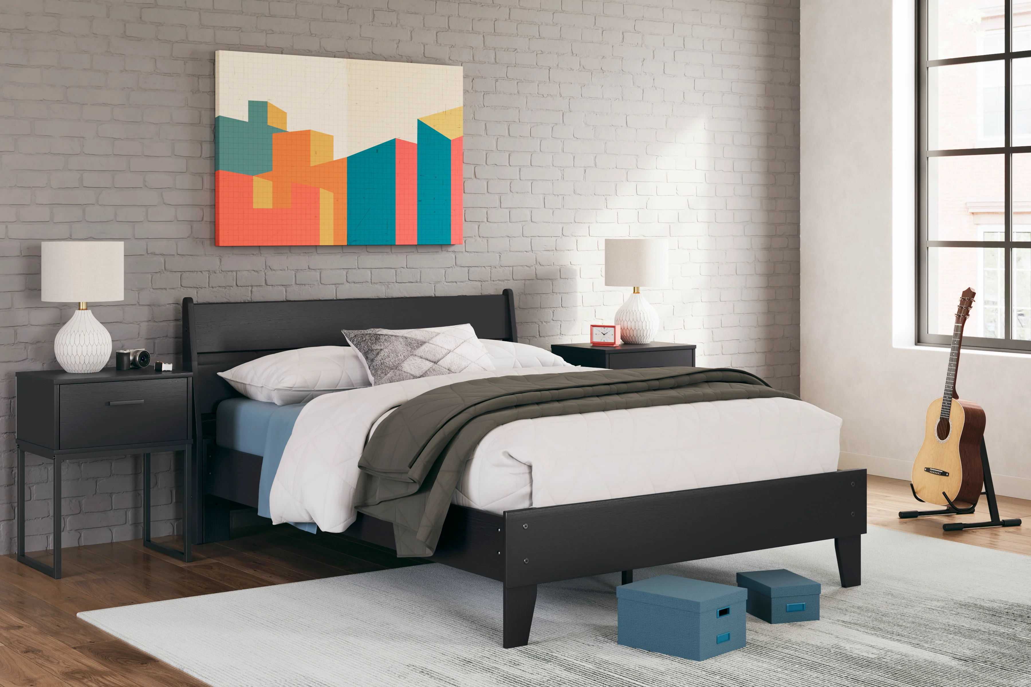 Socalle Panel Platform Bed - Image 10