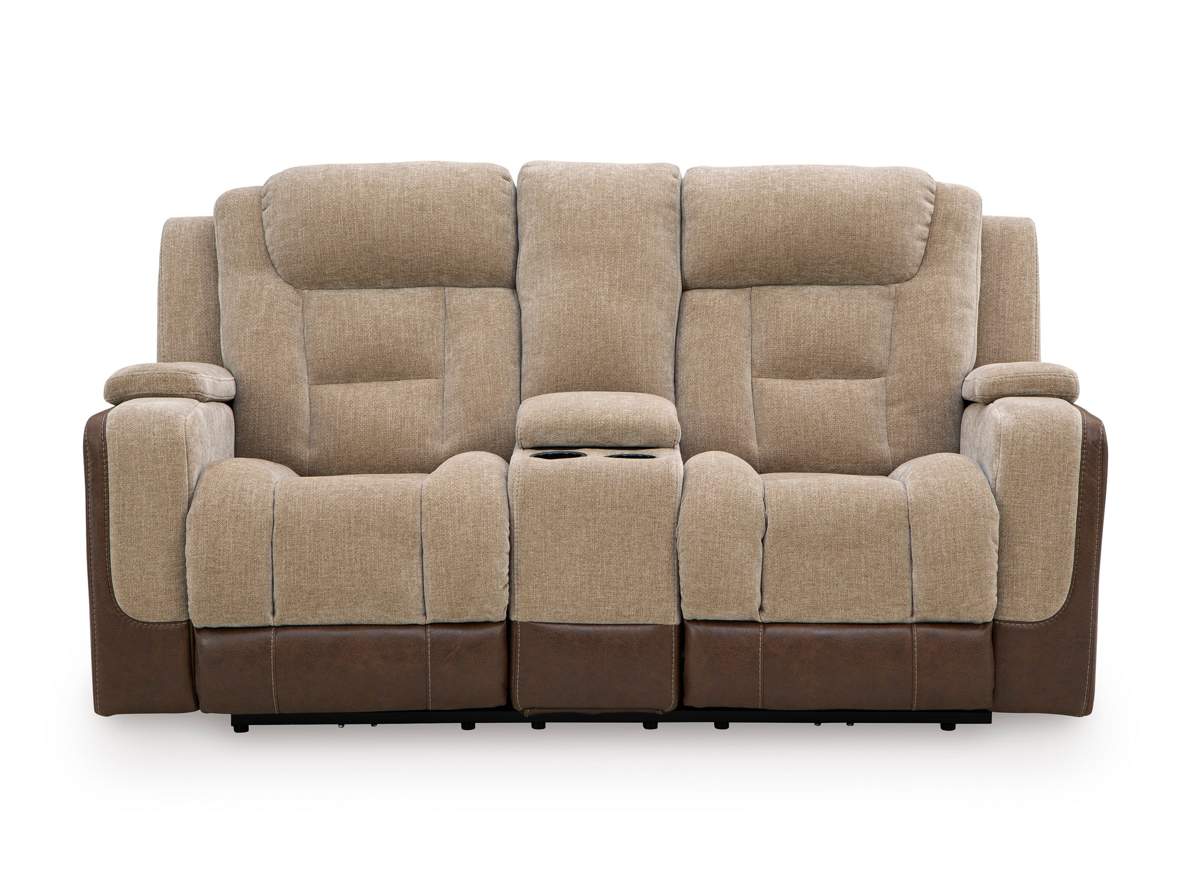 Ashley Ultimax Dual Power Reclining Loveseat with Console