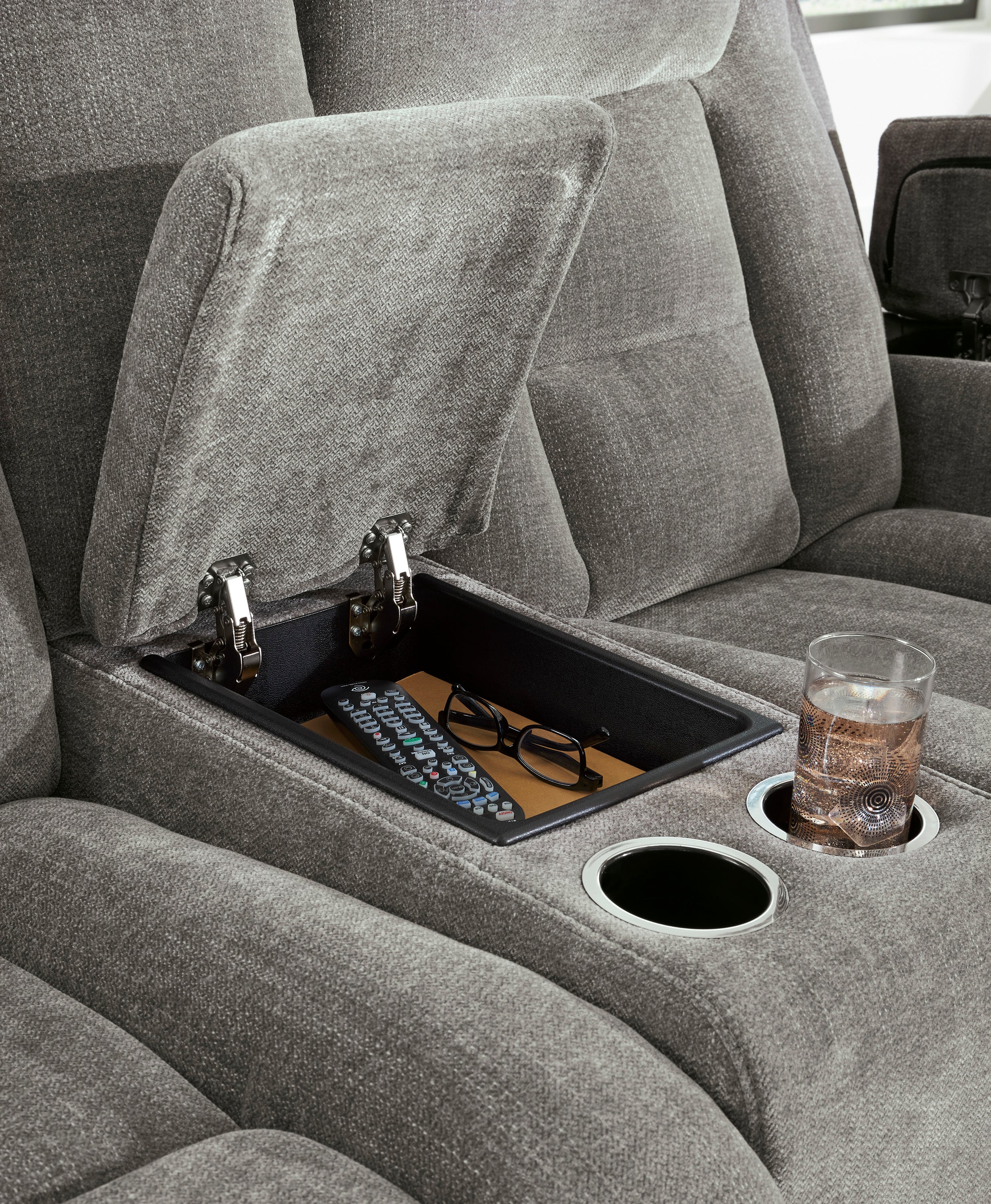Ashley Ultimax Dual Power Reclining Loveseat with Console - Image 20