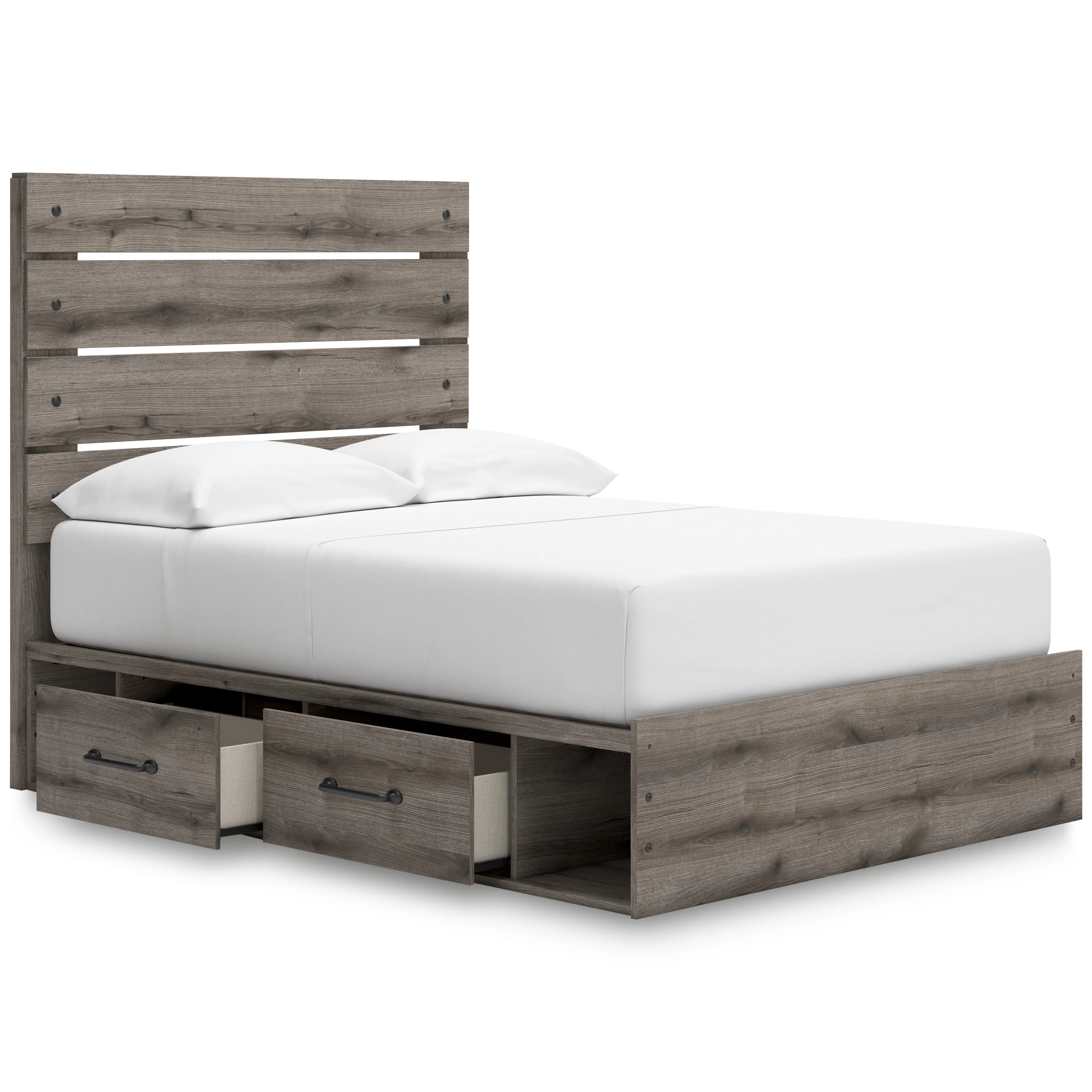 Urbanoore Panel Bed with Double Storage - Image 2