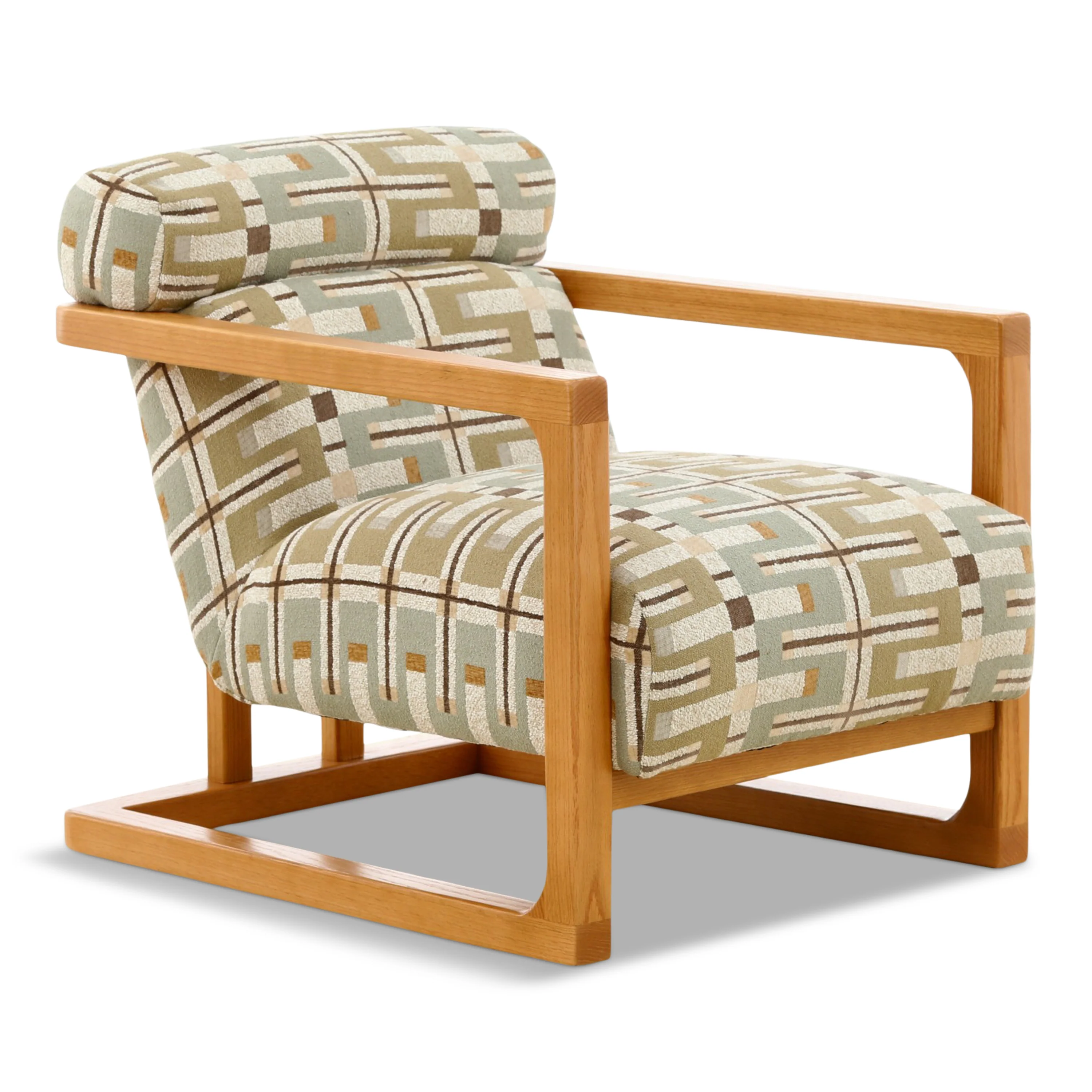 Rockefeller Wooden Accent Chair - Image 3