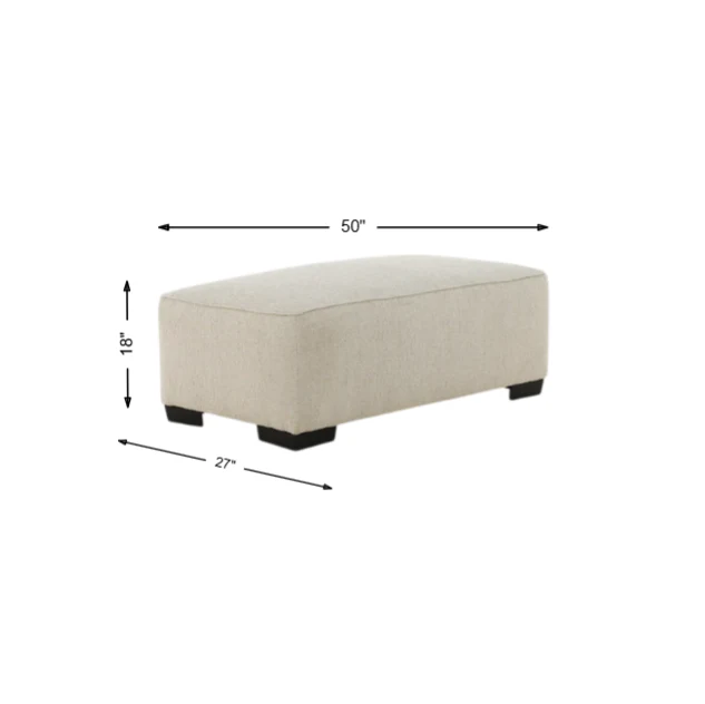 Charleston XL Ottoman - Image 5